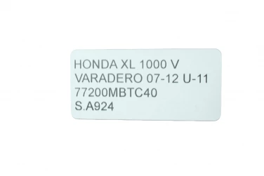 Siedzenie kanapa fotel honda xl 1000 v varadero 07-12 u-11 77200mbtc40
