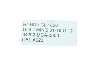 Owiewka bok boczna lewa honda gl 1800 goldwing 01-16 u-12 64292-mca-0000