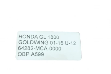 Owiewka bok boczna prawa honda gl 1800 goldwing 01-16 u-12 64282-mca-0000