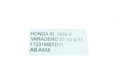 Air box filtr powietrza honda xl 1000 v varadero 07-12 u-11 17231mbtd11
