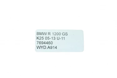 Wydech koŃcowy tŁumik bmw r 1200 gs k25 05-13 u-11 7694460