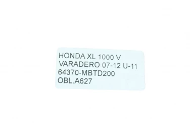 Owiewka bok boczna lewa honda xl 1000 v varadero 07-12 u-11 64370-mbtd200