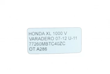 Ogon owiewka tyŁ honda xl 1000 v varadero 07-12 u-11 77260mbtc40zc