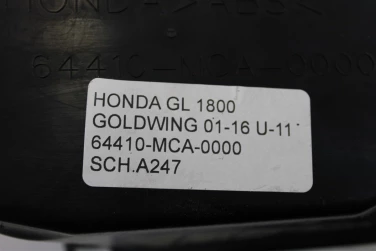 Schowek plastik honda gl 1800 goldwing 01-16 u-11 64410-mca-0000