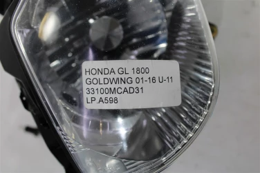 Lampa reflektor przÓd honda gl 1800 goldwing 01-16 u-11 33100mcad31