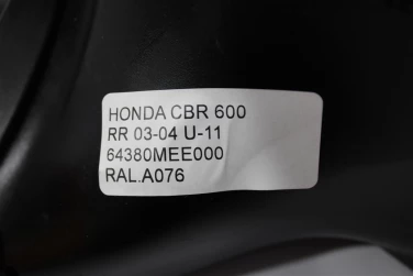 Rura dolot airbox lewa honda cbr 600 rr 03-04 u-11 64380mee000