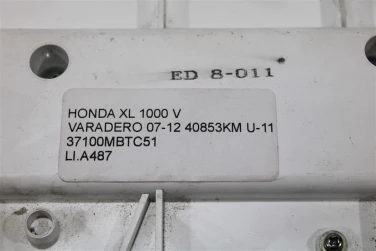 Licznik prĘdkoŚciomierz honda xl 1000 v varadero 07-12 u-11 40853km 37100mbtc51