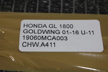 ChŁodnica wody przÓd honda gl 1800 goldwing 01-16 u-11 19060mca003