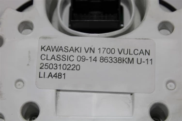 Licznik prĘdkoŚciomierz kawasaki vn 1700 vulcan classic 09-14 86338km u-11 250310220