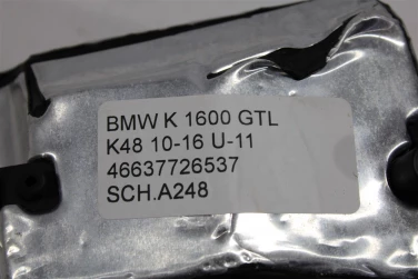 Schowek plastik bmw k 1600 gtl k48 10-16 u-11 46637726537