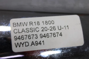 Wydech koŃcowy tŁumik bmw r18 1800 classic 20-26 u-11 9467673 9467674