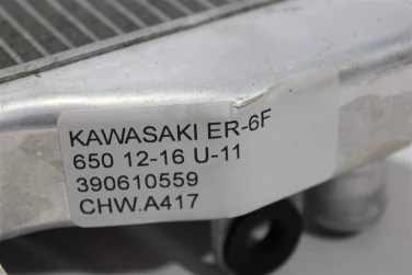 ChŁodnica wody przÓd kawasaki er-6f 650 12-16 u-11 390610559
