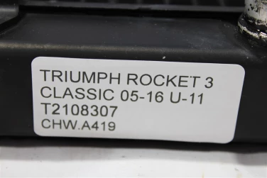 ChŁodnica wody przÓd triumph rocket 3 classic 05-16 u-11 t2108307
