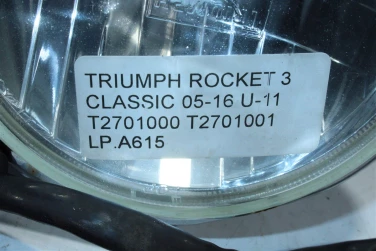 Lampa reflektor przÓd triumph rocket 3 classic 05-16 u-11 t2701000 t2701001