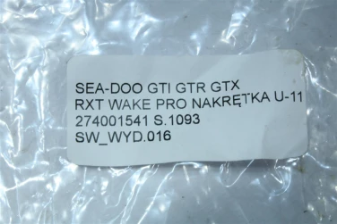 Wydech sea-doo gti gtr gtx rxt wake pro nakrĘtka u-11 274001541
