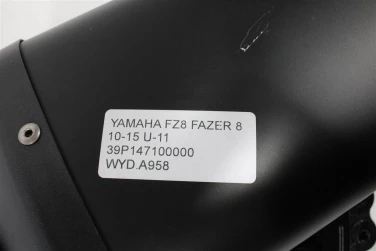 Wydech koŃcowy tŁumik yamaha fz8 fazer 8 10-15 u-11 39p147100000