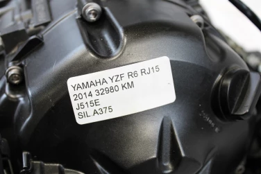 Silnik engine yamaha yzf r6 rj15 2014 32980km j515e