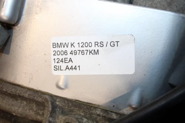 Silnik engine bmw k 1200 rs / gt 2006 49767km 124ea
