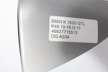 OsŁona gŁoŚnika plastik bmw k 1600 gtl k48 10-16 u-11 46637715513