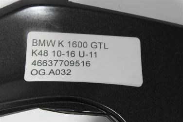 OsŁona gŁoŚnika plastik bmw k 1600 gtl k48 10-16 u-11 46637709516