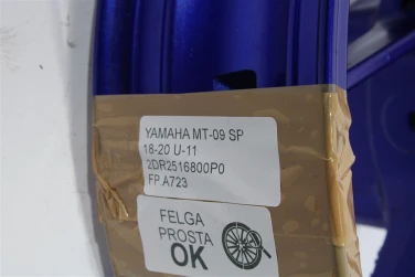 Felga koŁo przÓd yamaha mt-09 sp 18-20 felga prosta ok u-11 2dr2516800p0