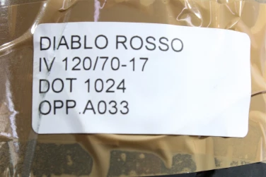 Opona przednia przÓd diablo rosso iv 120/70-17 dot 1024