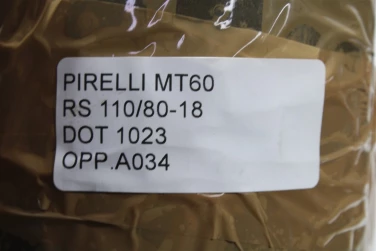 Opona przednia przÓd pirelli mt60 rs 110/80-18 dot 1023