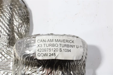 OsŁona tŁumika wydechu can-am maverick x3 turbo turbiny u-11 420975120