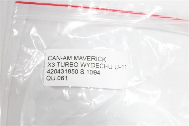 Uszczelka uszczelniacz can-am maverick x3 turbo wydechu u-11 420431850