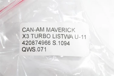 Wtrysk wtryskiwacz can-am maverick x3 turbo listwa u-11 420874966