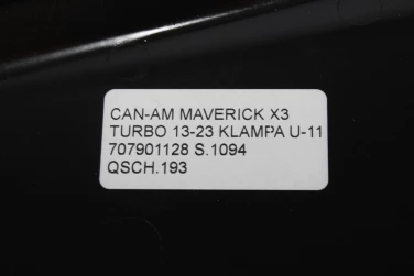 Schowek plastik can-am maverick x3 turbo 13-23 klampa u-11 707901128