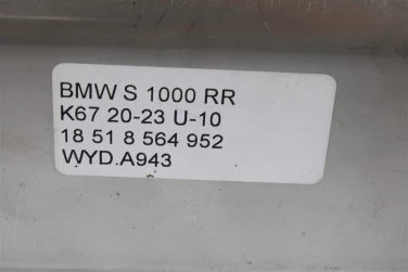 Wydech koŃcowy tŁumik bmw s 1000 rr k67 20-23 u-10 18 51 8 564 952