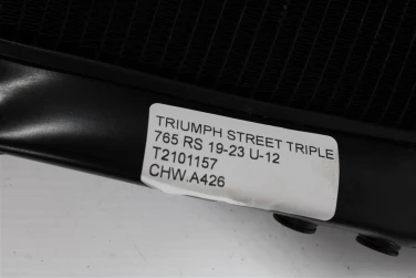ChŁodnica wody przÓd triumph street triple 765 rs 19-23 u-12 t2101157