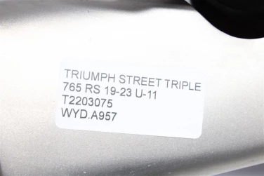 Wydech koŃcowy tŁumik triumph street triple 765 rs 19-23 u-11 t2203075