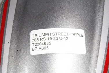 BŁotnik przÓd przedni triumph street triple 765 rs 19-23 u-12 t2304685