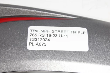 PŁug plastik owiewka triumph street triple 765 rs 19-23 u-11 t2317024