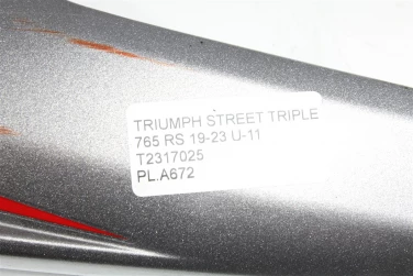 PŁug plastik owiewka triumph street triple 765 rs 19-23 u-11 t2317025