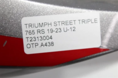 Ogon owiewka tyŁ prawy triumph street triple 765 rs 19-23 u-12 t2313004
