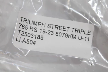 Licznik prĘdkoŚciomierz triumph street triple 765 rs 19-23 8079km u-11 t2503189
