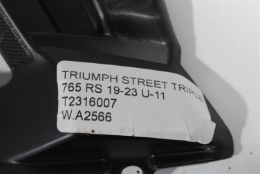 Plastik wypeŁnienie owiewka triumph street triple 765 rs 19-23 u-11 t2316007