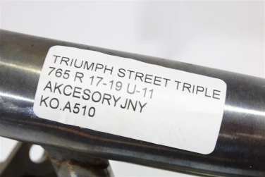 Kolanko kolektor wydech triumph street triple 765 r 17-19 akcesoryjny u-11