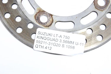 Tarcza hamulec suzuki lt-a 750 kingquad 3,56mm u-11 59211-31g20