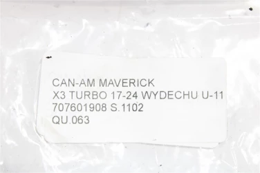 Uszczelka uszczelniacz can-am maverick x3 turbo 17-24 wydechu u-11 707601908