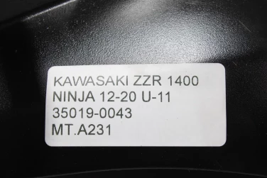 Mocowanie tablicy bŁotnik kawasaki zzr 1400 ninja 12-20 u-11 35019-0043