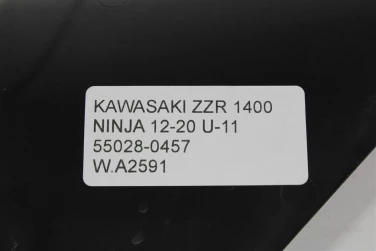 Plastik wypeŁnienie owiewka kawasaki zzr 1400 ninja 12-20 u-11 55028-0457