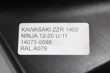 Rura dolot airbox lewa kawasaki zzr 1400 ninja 12-20 u-11 14073-0099