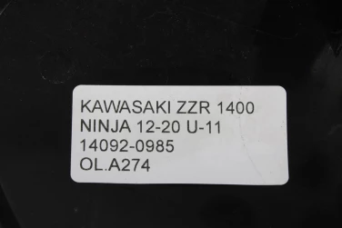 OsŁona licznik przÓd plastik kawasaki zzr 1400 ninja 12-20 u-11 14092-0985