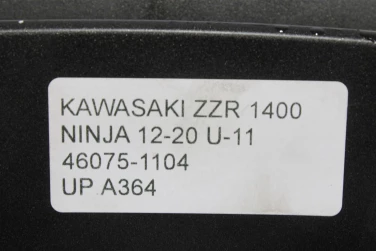 Uchwyt pasaŻera rĄczka kawasaki zzr 1400 ninja 12-20 u-11 46075-1104