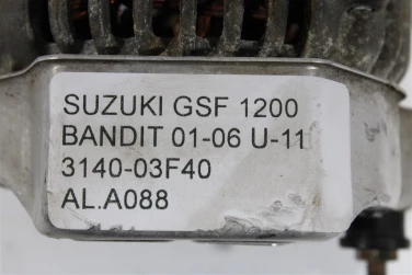 Alternator Ładowanie suzuki gsf 1200 bandit 01-06 u-11 3140-03f40