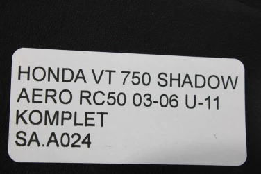 Sakwa skÓrzana kufer honda vt 750 shadow aero rc50 03-06 komplet u-11